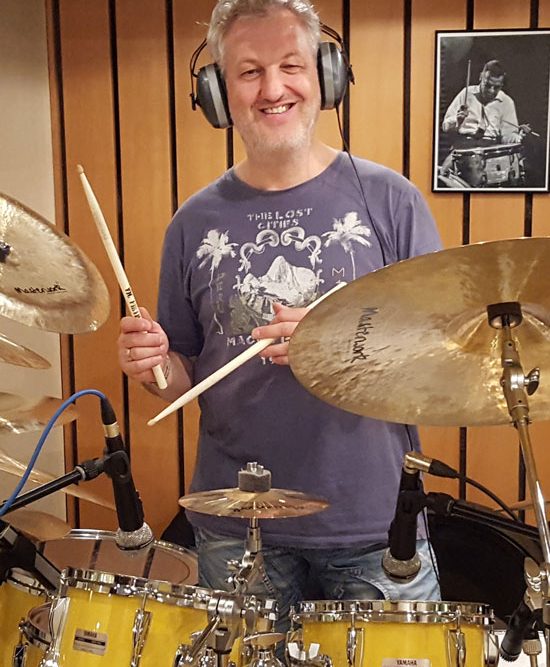 Arno Haselsteiner is appearing at the Europe Drum Show.