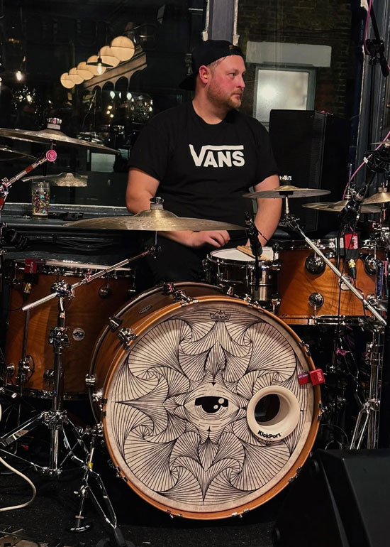 Ollie Winiberg is appearing at The Europe Drum Show