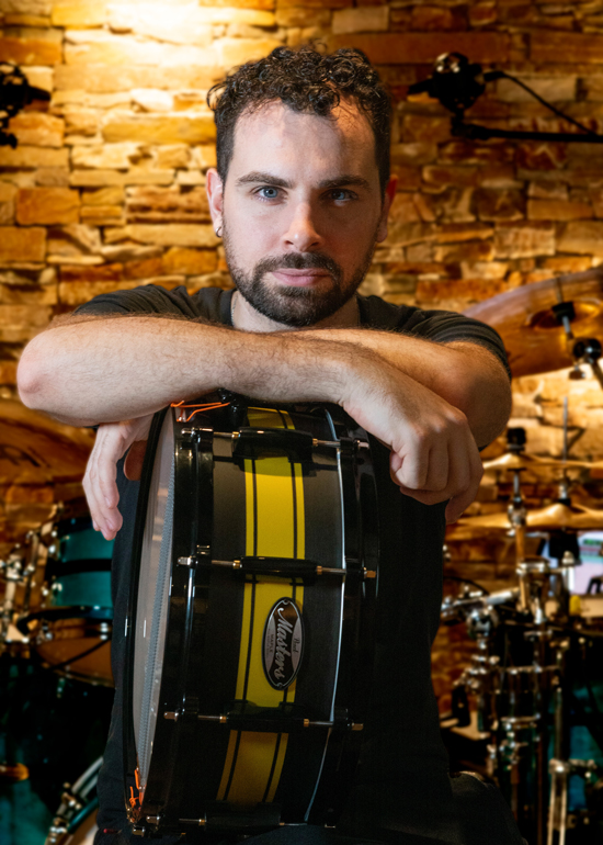 Miguel Lamas is appearing at the Europe Drum Show.